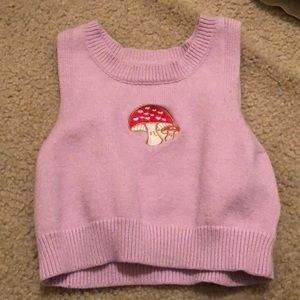 Selling mushroom crop top
